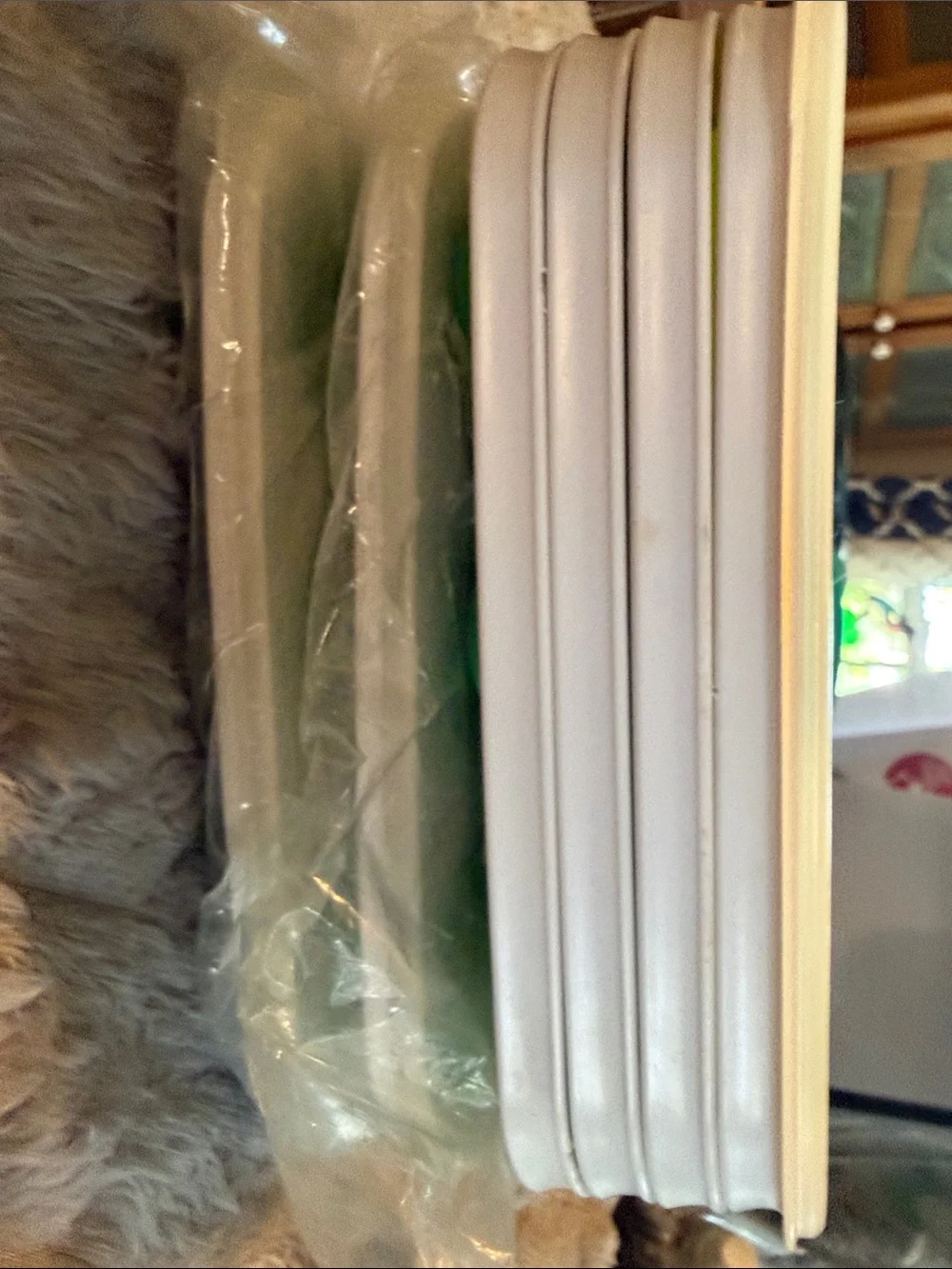 The Pampered Chef Herb Freezer Tray in Lime Green and White
